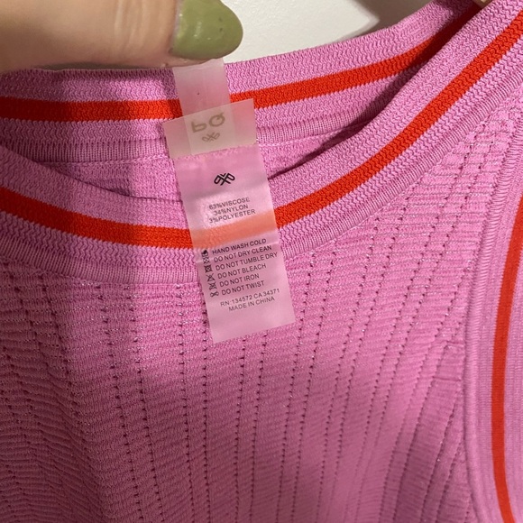 PQ Swim Pink Mini Dress with Red Accents - Picture 3 of 7